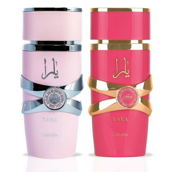 Yara & Yara Candy EDP Sprays 100ML (3.4 OZ) By Lattafa | A Playful, Fruity Floral Bundle With A Warm, Creamy Finish. (EXQUISITE BUNDLE)