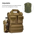 thumbnail image 4 of Toystoory Colgador de correas ajustable para botella de agua, mochila de pesca para escalada en roca, soporte para botellas, bolsas de nailon, carpas Verde, 4 of 6