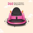 thumbnail image 6 of JOYMOR 6V Kids Bumper Car with Remote Control, 360 Spin Eletric Ride on for Boys Girl Pink, 6 of 7