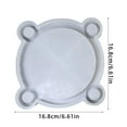 thumbnail image 5 of Sinyiin Durable Silicone Heart Tray Molds Easy Cleaning Design For DIY Decoration Resin Cements Baking Crafts, 5 of 6