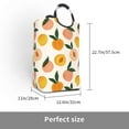 thumbnail image 3 of KLL Peach1 Laundry Hamper,Large Canvas Fabric Lightweight Storage Basket Toy Organizer Dirty Clothes Collapsible Waterproof, 3 of 6