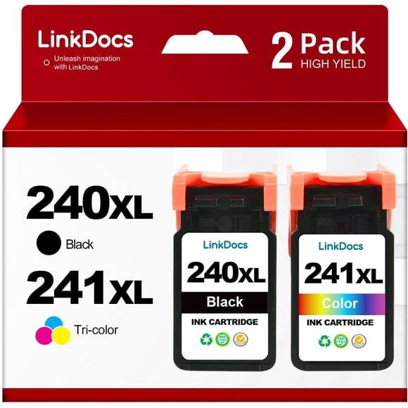 Amsahr Compatible Remanufactured Black Ink Cartridges - 4-Pack For Canon PIXMA MP2120, MP2220 Printers (Replaces PG-240XL)