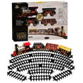 thumbnail image 3 of Festive Delight Christmas Toy Train Set for Christmas Tree, 20PCS Battery-Operated Smoke, Whistle, Light Classic Train Set with 4 Train Cars and 16 Rail Sections for Kids, Family Holiday Cheer, 3 of 8