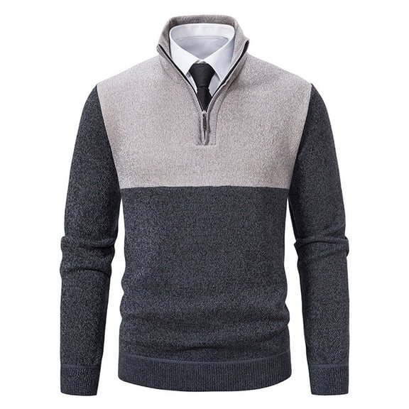 Herrnalise Mens Fuzzy Sherpa Jacket Hoodie New Fashion Casual And Winter Long Zipper Sweater Sleeve Thin Velvet Sweater Coat Men Fall Outwear with Pocket