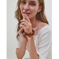 Chunky Acrylic Bangles Bracelets For Women Geometric Acrylic Resin ...