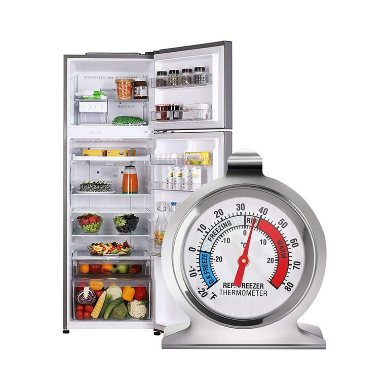 Vearear 1pc Refrigerator Freezer Thermometer Fridge Dial Type Temperature Gauge Gadget, Other