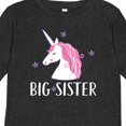 thumbnail image 4 of Inktastic Big Sister Unicorn Girls Long Sleeve Toddler T-Shirt, 4 of 5
