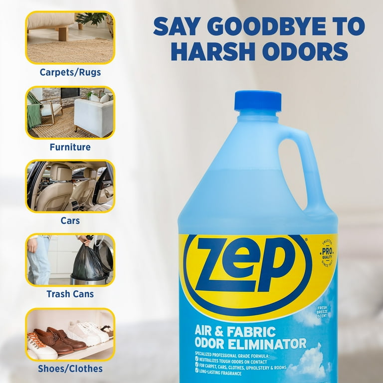 Zep Air and Fabric Odor Eliminator, 128 oz, Refresh Your Zep Air and Fabric Odor Eliminator, 128 oz, Refresh Your