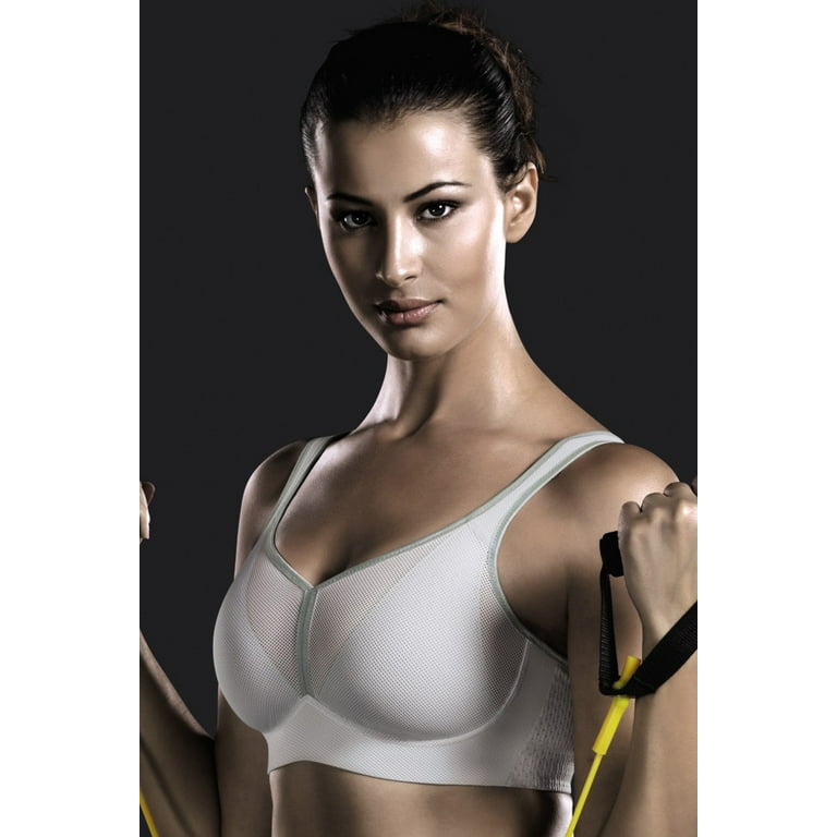 ANITA AIR CONTROL SPORTS BRA WITH PADDED CUPS - ATLANTIC/ANTHRACITE – Tops  & Bottoms