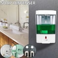 thumbnail image 3 of Wall Mounted Soap Dispenser,700ML Wall Mounted Infrared Sensor Automatic Soap Dispenser, 3 of 5