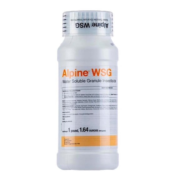 Alpine Wsg Water Soluble Granule Insecticide 500g Jar Flea Bed Bug Roach Control