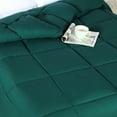 thumbnail image 4 of BNM Solid Comforter Down Alternative Bedding, King, Hunter Green, 4 of 9