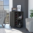 thumbnail image 4 of Espresso Rolling Bar Cart With Wine Storage, 4 of 7
