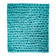 thumbnail image 1 of NUDECOR Flannel Throw Blanket Cozy of Blue Big Knit Large Knitting Plaid Pattern Printing Merino Wool Top View Abstract 58x80 Inch Lightweight Cozy Plush Fluffy Warm Fuzzy Soft, 1 of 4