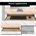 thumbnail image 5 of FRMSAET Accesorios para muebles Productos de oficina Trajes de escritorio Hardware 20/24/30 pulgadas Bandeja para cajón de teclado Soporte de madera debajo del escritorio Plataforma de altura ajustabl, 5 of 5