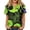 Multicolor, variant on Womens Halloween Tops Short Sleeve Henley Spiderweb Shirts Causal Loose Pull On T Shirts, 2XL
