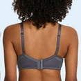thumbnail image 7 of Push Up Underwire Bras for Womens Lace Unlined Sheer Balconette Everyday Bras Minimizer Support T-Shirt Bralette Gray, 34/75C, 7 of 7