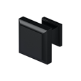 thumbnail image 2 of Deltana KS10U19 Square Knob, Decorative, 1-3/16" x 1-3/16" in Paint Black, 2 of 2