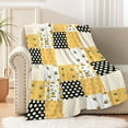 thumbnail image 5 of Bee Blanket Lightweight Flannel Throw Blanket Gifts for Girls Women in All Season Blanket for Bed/Couch/Sofa 30"x40" for Baby/Pets, 5 of 6