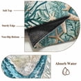 thumbnail image 6 of Teal Coastal Starfish Round Area Rug 7 FT,Non Slip Living Room Area Carpet,Vintage Summer Beach Nautical Coral Washable Soft Circular Rug Floor Carpet for Bedside Office Play Room Classroom, 6 of 9
