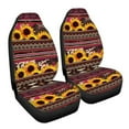 thumbnail image 7 of ZIATUBLE Aztec Tribal Car Seat Dust Cover Sunflower Cow Print Car Front Seat Covers Set of 2 Auto Seat Accessories Polyester Saddle Blanket for Bucket Seat for Trucks Van SUV Car Interior Decor, 7 of 7