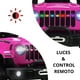 thumbnail image 2 of Camioneta montable eléctrica JOYKOO 4x4 93 cm Control remoto Luz LED 12v rosa, 2 of 7