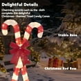 thumbnail image 3 of Joyfy 2.8 FT Candy Cane Yard Light Christmas Outdoor Decorations,50 Pre-Lit LED Christmas Decorations,Christmas Yard Light with Stakes Decorations Outdoor Holiday Decor, 3 of 11