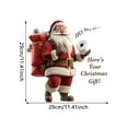thumbnail image 3 of Christmas Santa Toilet Paper Stickers Removable Wall Decals for Festive Bathroom Decorations and Party, 3 of 8