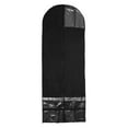thumbnail image 2 of Unique Bargains 1 Pcs Dustproof Zipper Garment Bag Black 62.3 in, 2 of 6