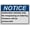 Warning Sign 3, variant on Industrial Caution Sign No Loitering Sign (No loitering in the building lobby You are being monitored by CC cameras Your cooperation is appreciated) 8 in" x 12 in" UV Resistant Plastic Warning SIgn