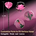 thumbnail image 6 of EP EXERCISE N PLAY Rose Flower Bouquet Building Set, Artificial Flowers Block Set Gift for Adult Home Decor (Pink), 6 of 8