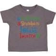 thumbnail image 3 of Inktastic Iowa Grandma Grandpa Loves Me Boys or Girls Toddler T-Shirt, 3 of 5