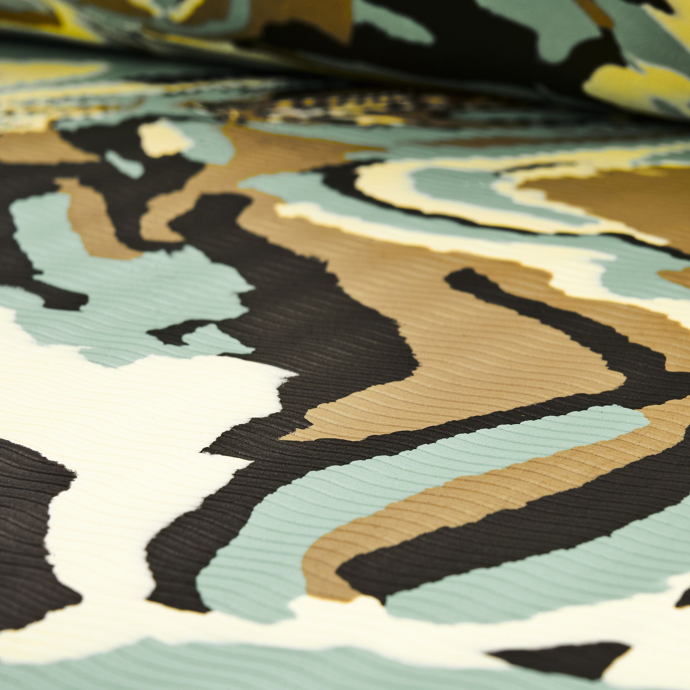 Victor Fitness Green-Brown Camo Yoga Mat TPE VYBC2 Camouflage - Eco friendly, premium TPE material that provides non-slip texture