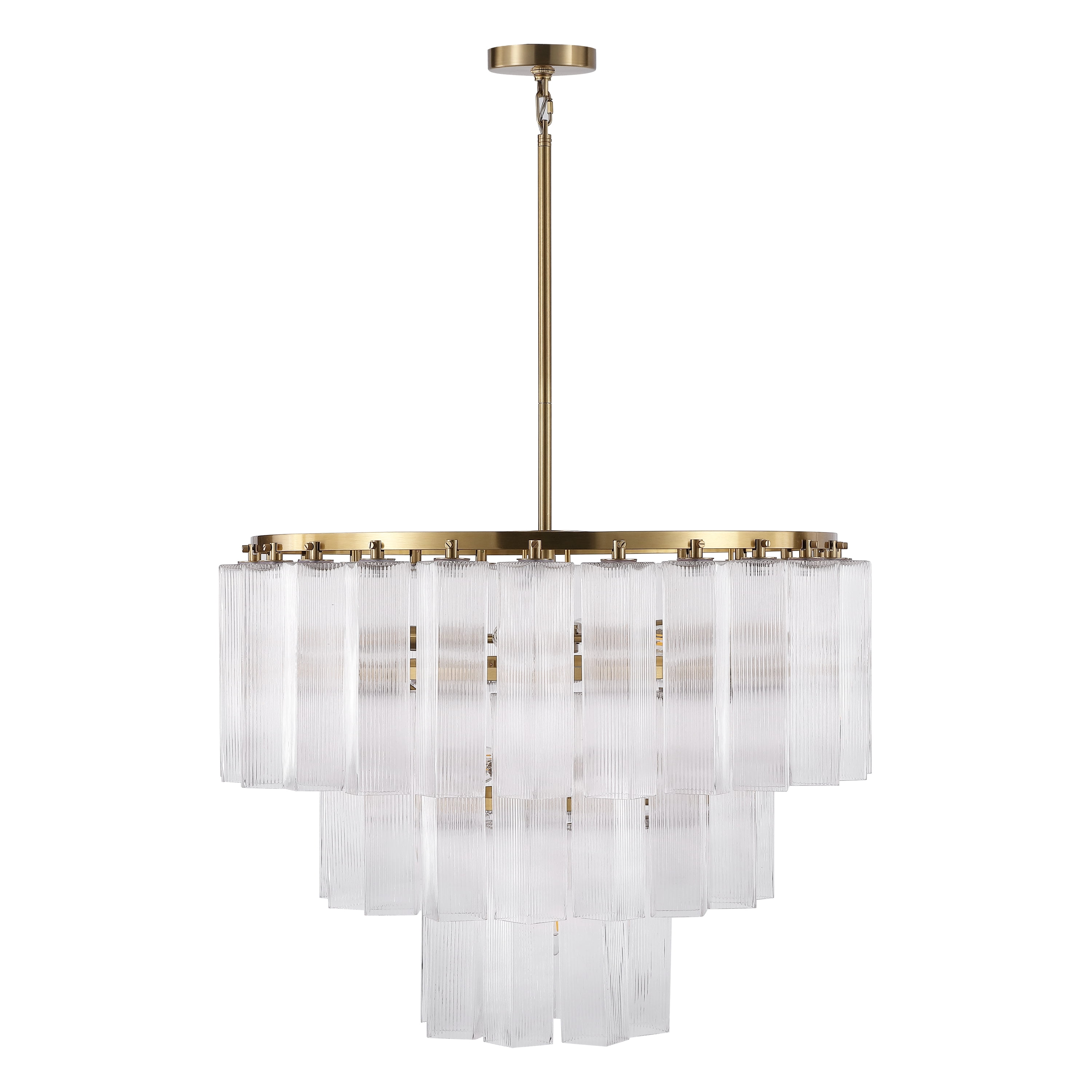Safavieh Counture Kelcie Glass Chandelier, Clear/Gold