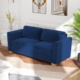 thumbnail image 2 of Mixoy Modern Wood Folding Upholstery Full Daybeds with Blue, 2 of 7