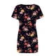 thumbnail image 5 of Vestido suelto casual de manga corta con estampado floral y estampado de girasol para mujer Pompotops  ghjkhdj10479, 5 of 8