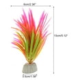 thumbnail image 4 of 2uds Acuario Plantas, Artificial Pez Tanque Planta, Rosa, 5.12, 4 of 7