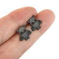 thumbnail image 4 of Fashion Stainless Steel Bat Charms, Stud Earrings, Bat Earrings Wood Pendant New year gift, 4 of 4