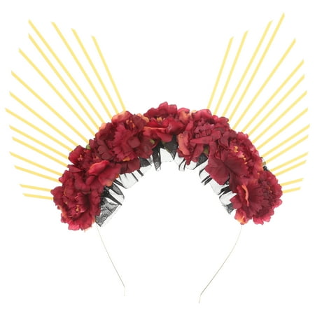 

Vintage Virgin Halo Flower Hair Band Hair Decor Hair Ornament Women Hair Decoration