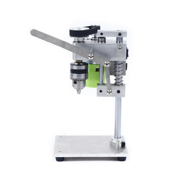 Miniature Drill Press with Adjustable Speed (1000-4500rpm), Compact Bench Drill for DIY and Craft Projects, 40mm Drilling Stroke