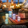 thumbnail image 4 of Yayeee Flameless Candles with Remote Flickering Battery Operated Multi Color Changing, Beige Mountain, 4 of 7