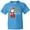Pacific Blue, variant on Inktastic Santa Claus Is On His Way Christmas Youth T-Shirt