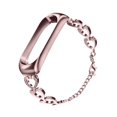 thumbnail image 1 of Correa de reloj en forma de corazón Yuyangstore Acero inoxidable rosa ajustable 16-26 cm, 1 of 9