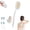 B, variant on Silicone Back Scrubber with Built-in Soap Reservoir, Detachable Curved Long Handle Brush, Shower Back Scrubber with Non-Slip Grip, Deep Cleansing, for Bathrooms, Gyms, and Travel (A)