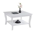 thumbnail image 3 of Convenience Concepts Table Basse Carrée American Heritage en Finition Bois Blanc, 3 of 5