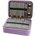 thumbnail image 4 of 200 Slots Colored Pencil Case-Twill Oxford Pencil Holder with Zipper Closure Colored Pencil Orangizer for Watercolor Pens or Makers Large Capacity Pencil Case for Artist, 4 of 6