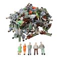 thumbnail image 1 of 100 Figuras de Personas Pintadas a Mano Yuxing Escala 1:50 para Maquetas, 1 of 3