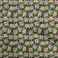 thumbnail image 1 of oneOone Rayon Black Fabric Tropical Sewing Material Print Fabric By The Yard 56 Inch Wide, 1 of 5