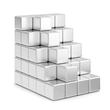 

Myclong Neodymium Magnets Square Rare Earth Magnetic Magnet 18 Pack for Industry Office Science Project Building Teaching Shower Door and Craft DIY (MC734)