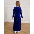 thumbnail image 3 of Manyakai Robe de Princesse Médiévale Vintage pour Filles Robe de Princesse Rétro Renaissance Robe de Fête Festival Bleu Royal 12, 3 of 8